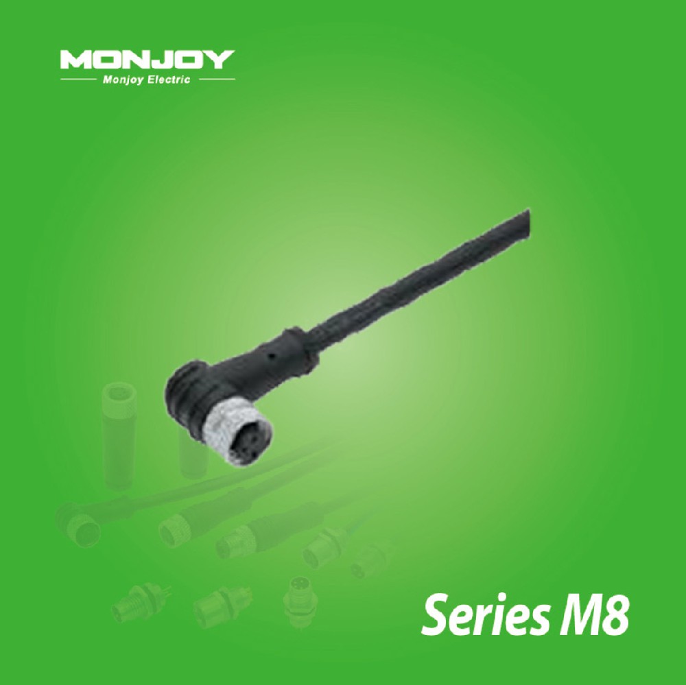 M8*1.0，彎式，孔，澆鑄電纜連接器