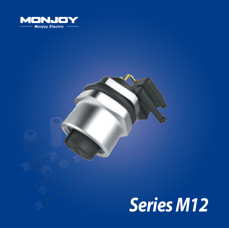 M12*1.0，A標(biāo)準(zhǔn)，彎式，孔， 浸焊，板前，底座