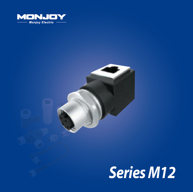 M12*1.0，D標準，孔-RJ45 轉(zhuǎn)換適配器